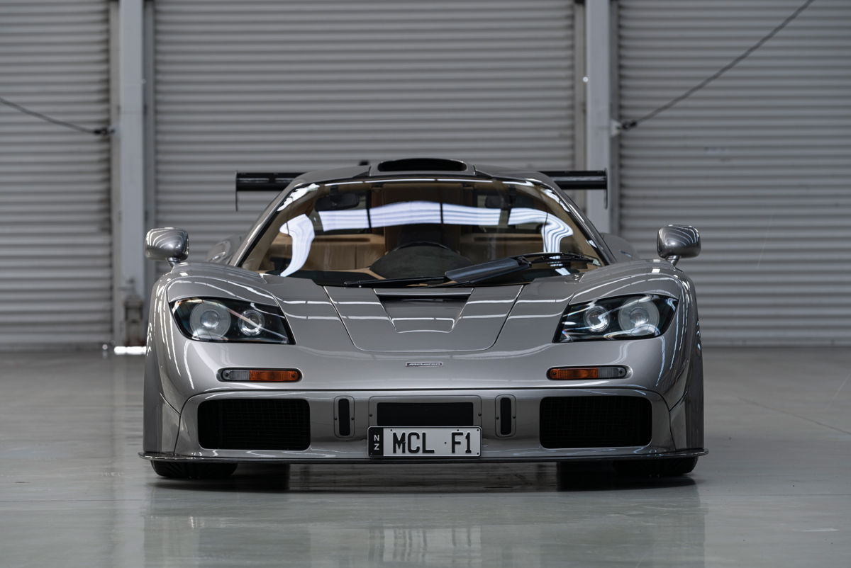 Front of 1994 McLaren F1 'LM-Specification' offered at RM Sotheby’s Monterey live auction 2019